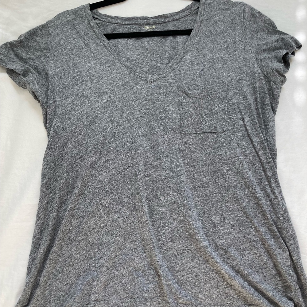Madewell heather gray tshirt